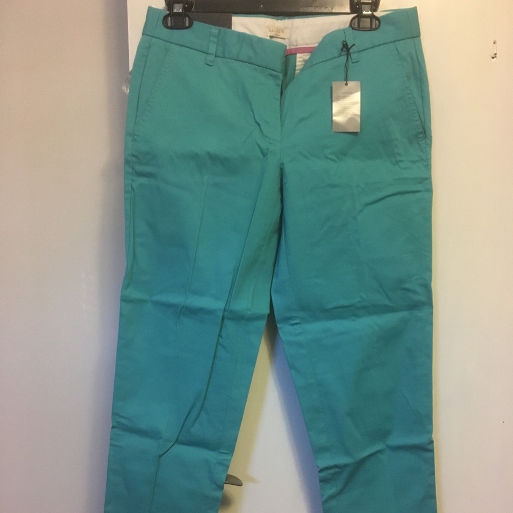 Turquoise pants (J Crew)